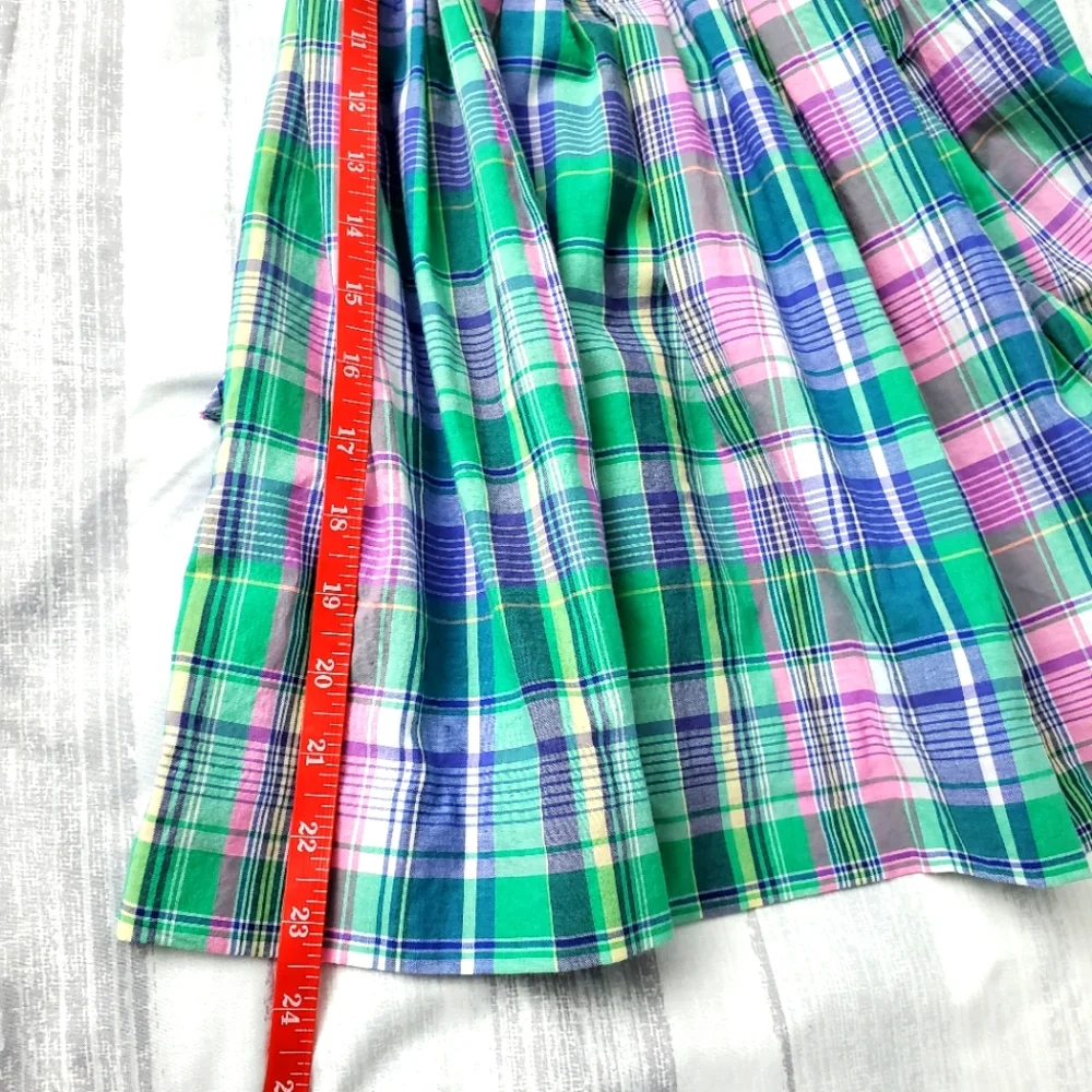Ralph Lauren Plaid Sundress Blue Label